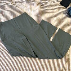 Smooth fit high rise pull on pants 7/8 length